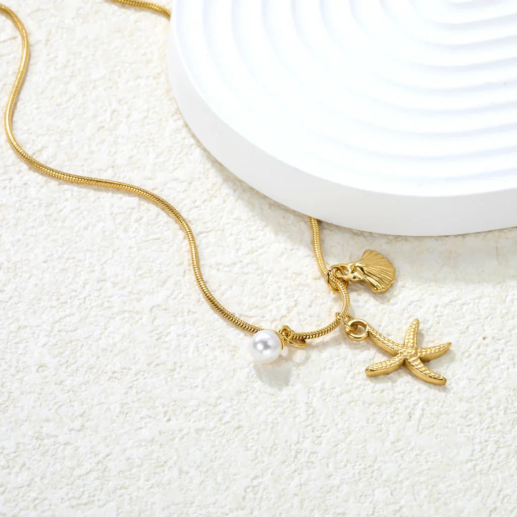 Seashore Charm Necklace