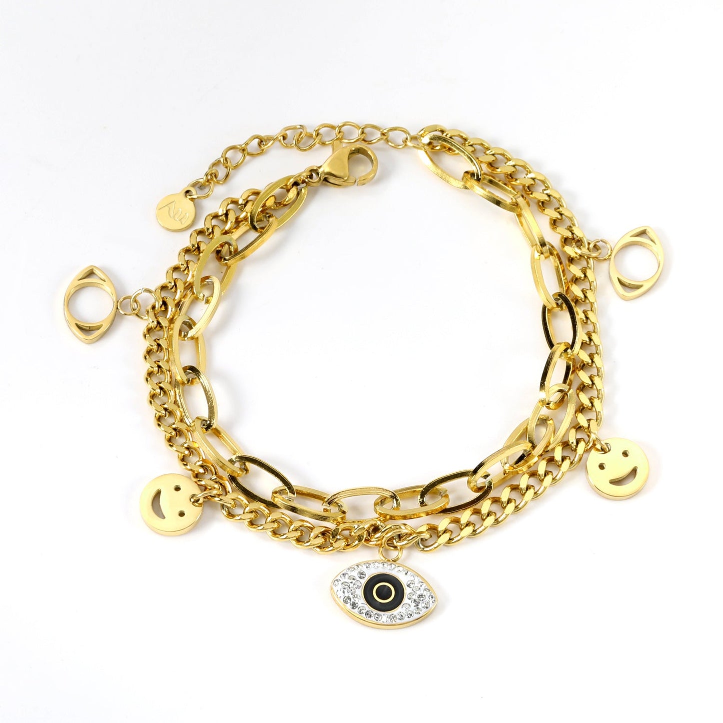 Eye of Tanit Charm Bracelet