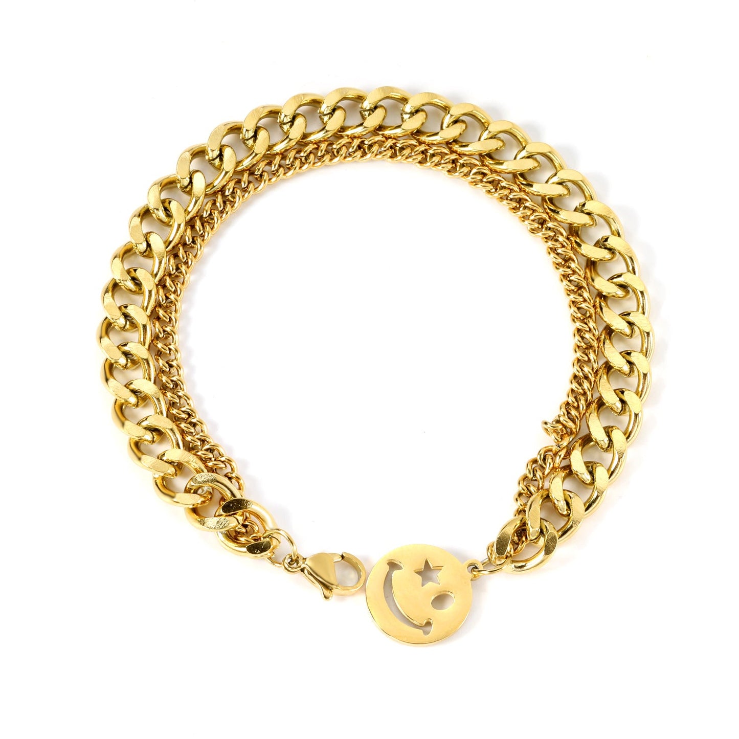 Cheeky Wink Chain Bracelet