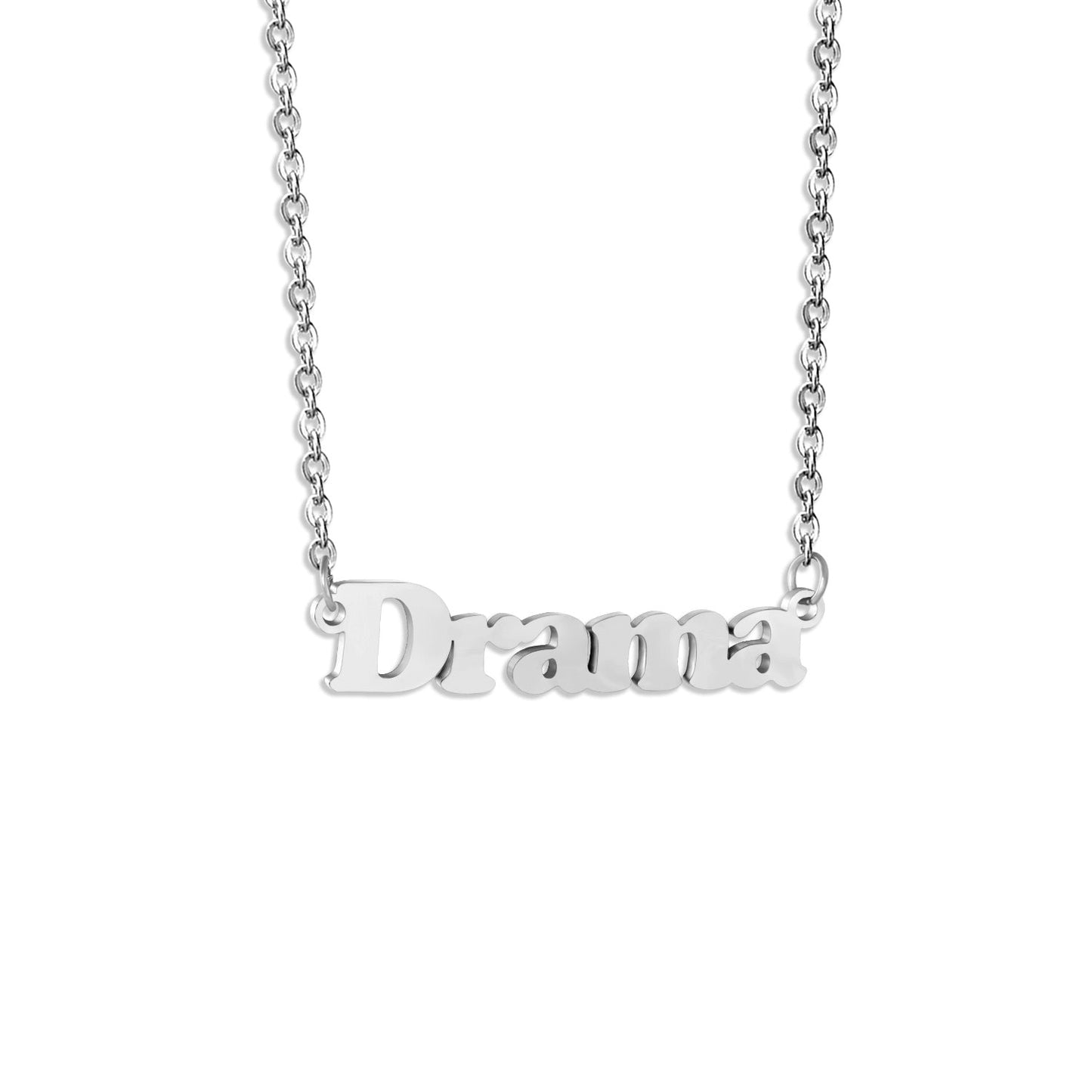 Drama Necklace Silver