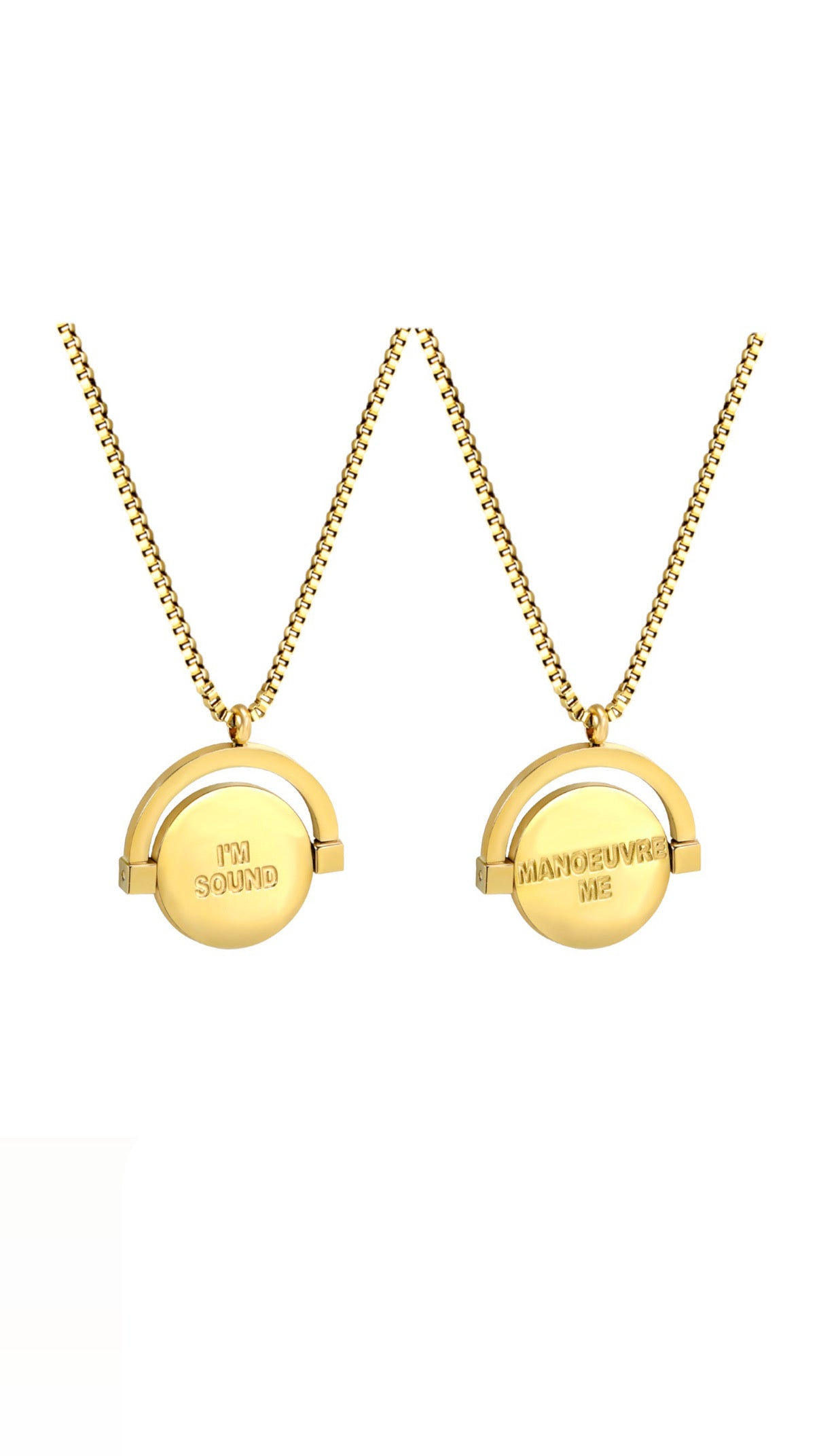 'The Manager' Spinner Necklace