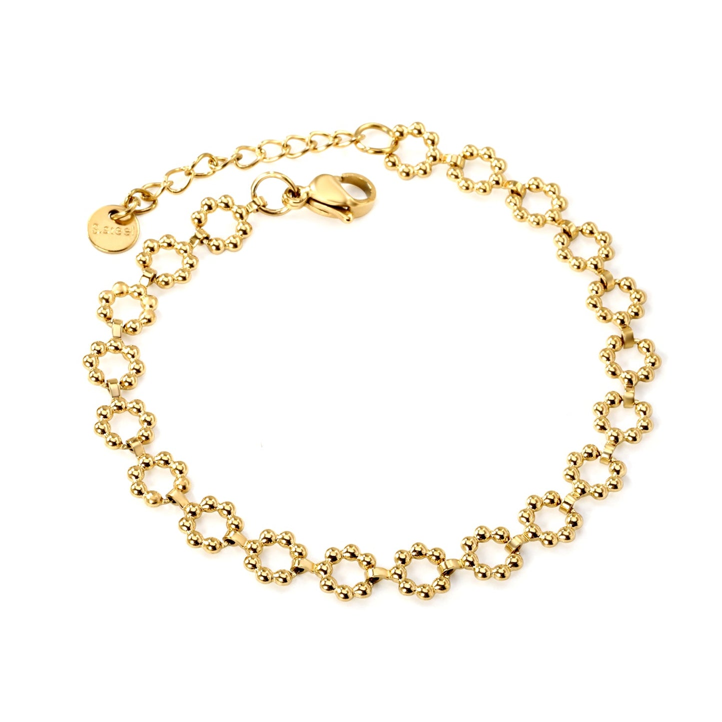 Aulala Daisychain Gold plated Bracelet