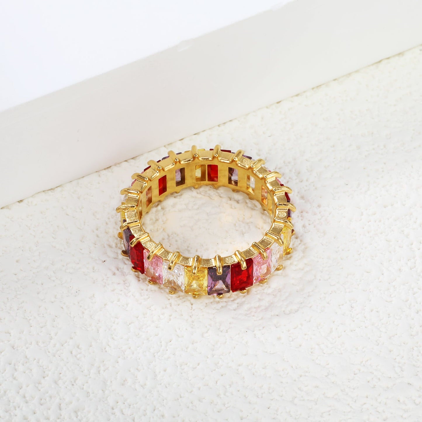 Aulala Multicolour Diamante Stoneset Ring