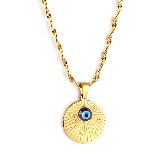 Aulala All Seeing Eye Gold plated Pendant