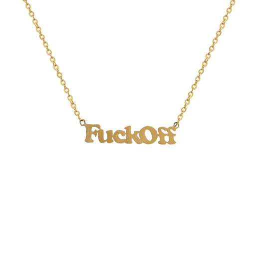 FuckOff necklace