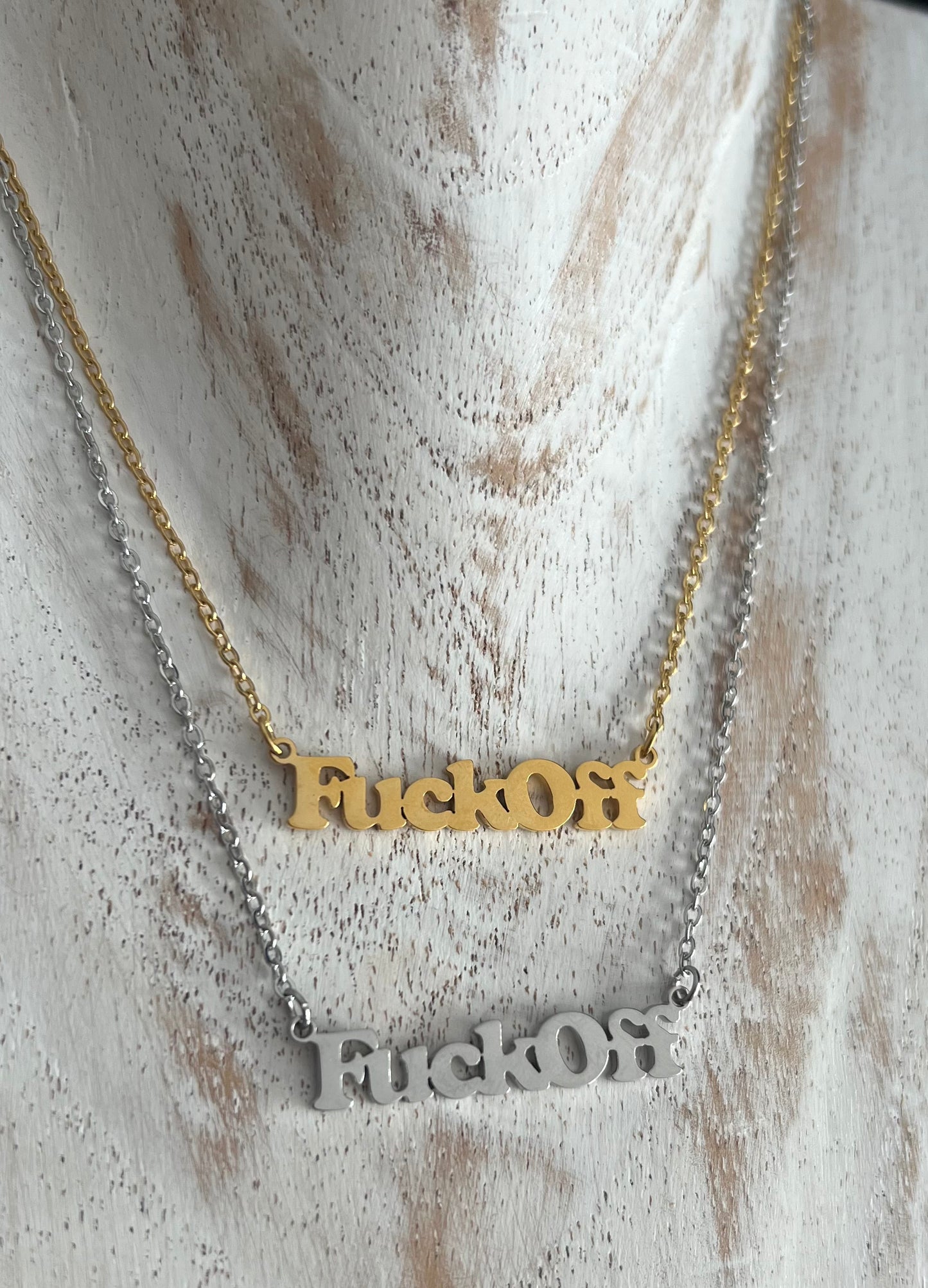 FuckOff necklace
