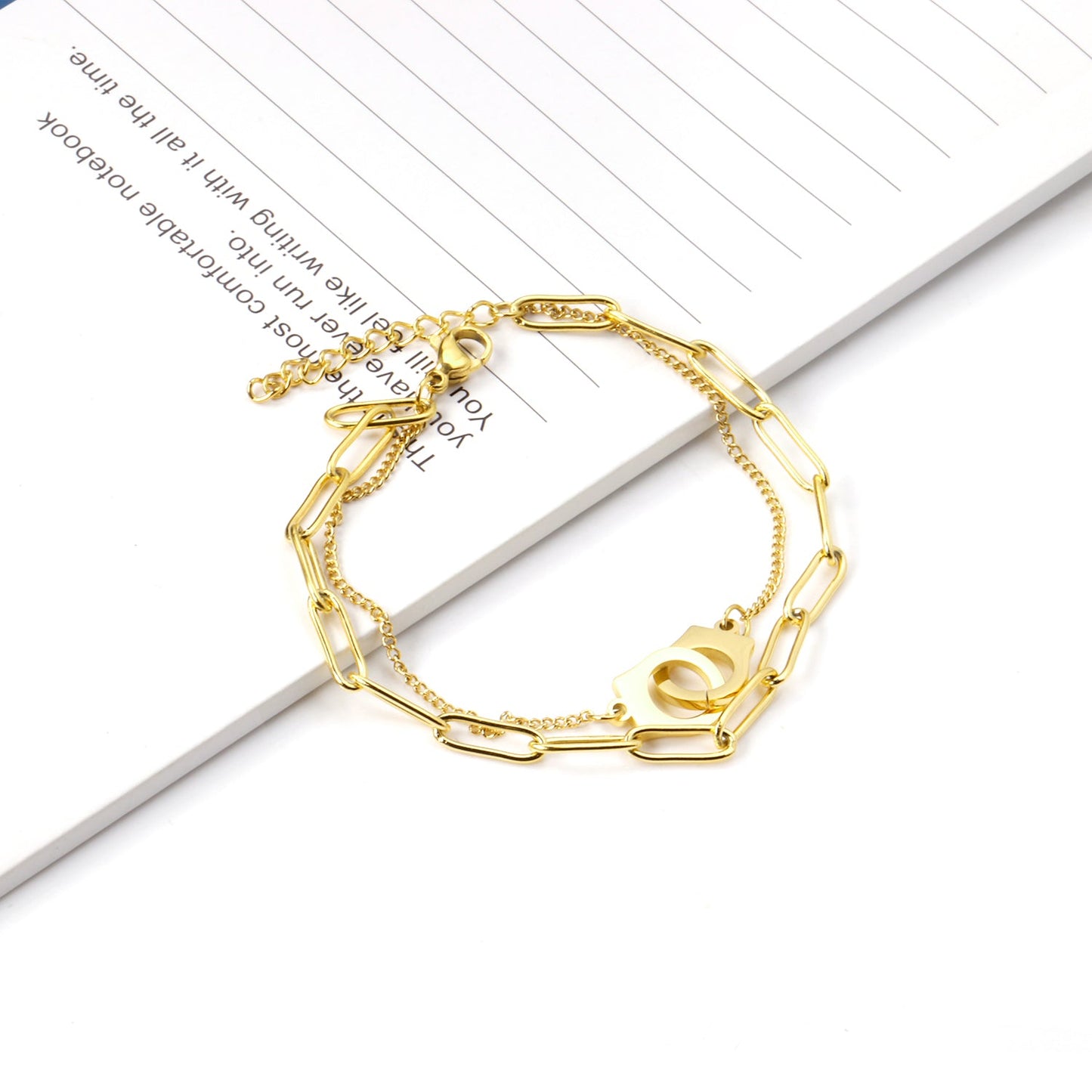 Aualala Cuffed Gold Plated Bracelet